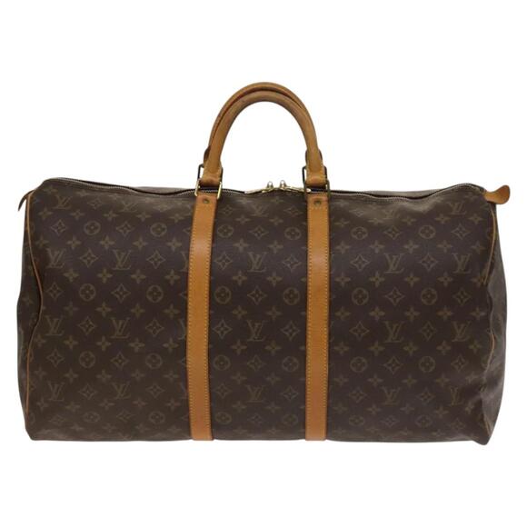 LOUIS VUITTON Monogram Keepall 55 Boston Bag M41424 - Picture 13 of 16